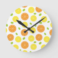 Cocina Naranja de fruta mediterráneo y limón