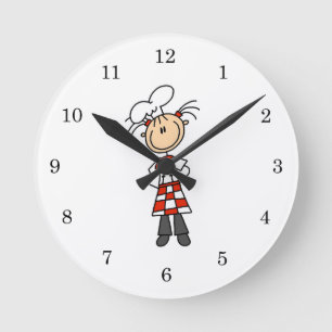 Reloj Redondo Mediano Cocinera