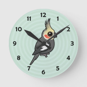 Reloj Redondo Mediano Cockatiel