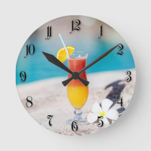 Reloj Redondo Mediano Cocktail glass