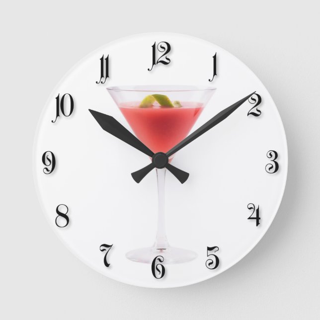 Reloj Redondo Mediano Cóctel (Anverso)