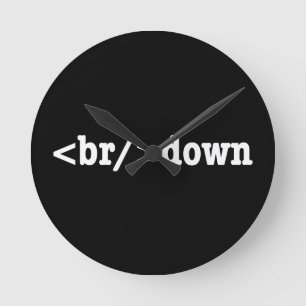 Reloj Redondo Mediano código HTML desglosado