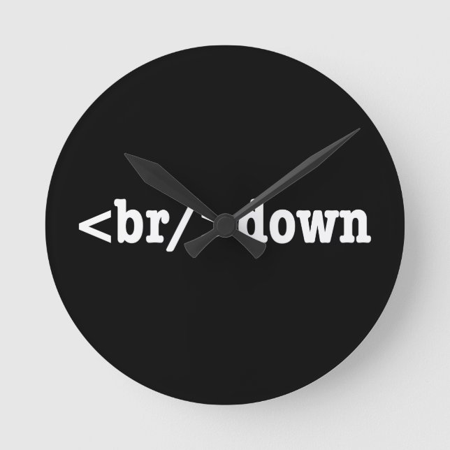 Reloj Redondo Mediano código HTML desglosado (Anverso)