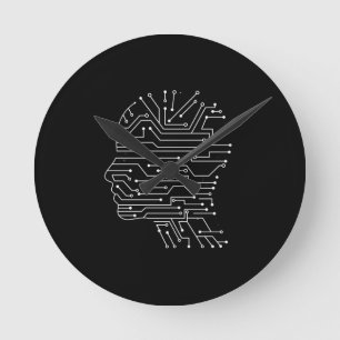 Reloj Redondo Mediano Coding Computer Science Programming Gift