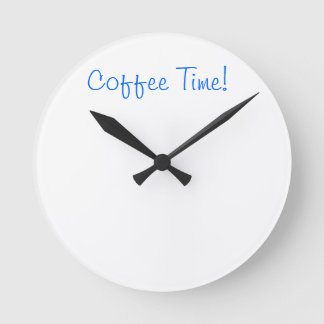 Reloj Redondo Mediano Coffee Time Clock