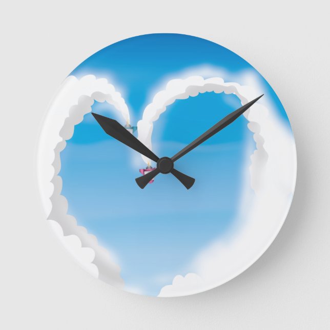 Reloj Redondo Mediano ¡Cohetes! (Anverso)
