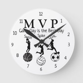 Reloj Redondo Mediano Colección de expresiones para niños: 