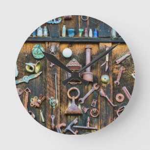Reloj Redondo Mediano Colorado, Crested Butte. Antique collection