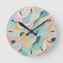 Reloj Redondo Mediano Colores Arte 5-1-1