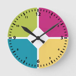 Reloj Redondo Mediano COLORES DE VERANO Quadrants MONOGRAM opcional