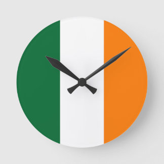 Reloj Redondo Mediano Colores Irlandeses