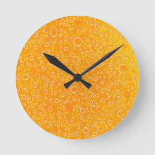 Reloj Redondo Mediano Colorful beer round clock