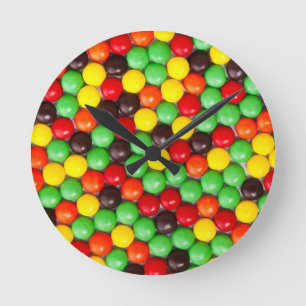 Reloj Redondo Mediano Colorful candies