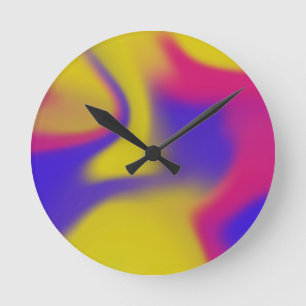 Reloj Redondo Mediano Colorido