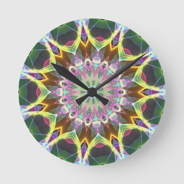 Reloj Redondo Mediano Colour Explosion (Anverso)