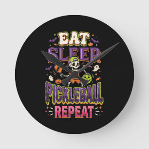 Reloj Redondo Mediano Come Dormir Pickleball Repetir Pickleball