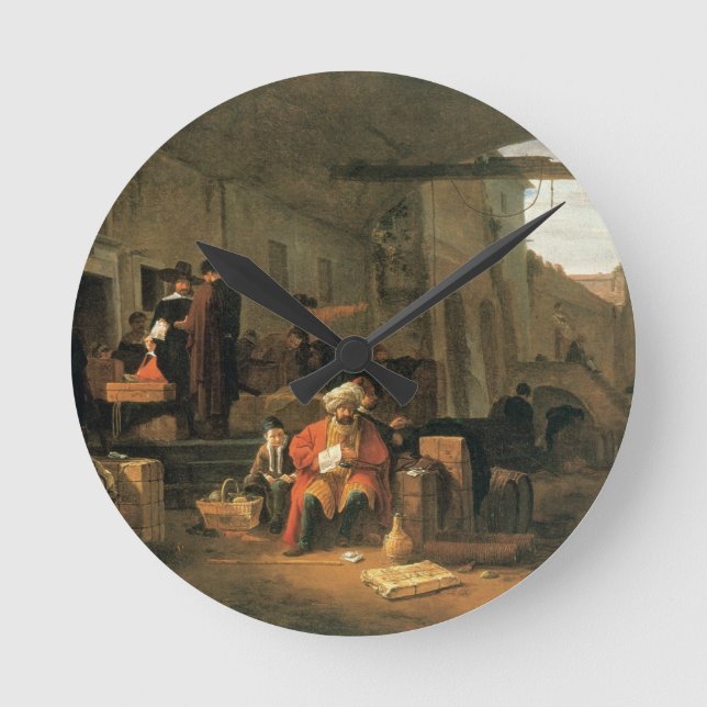 Reloj Redondo Mediano Comerciantes de Holanda y del comercio de Oriente (Anverso)