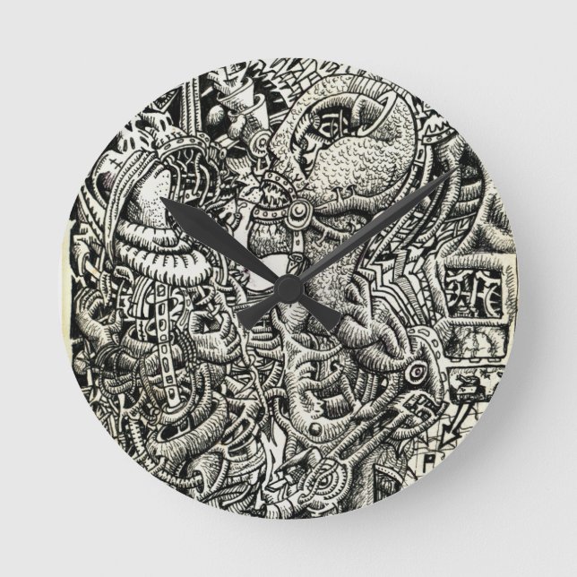 Reloj Redondo Mediano Competencia unilateral (Anverso)