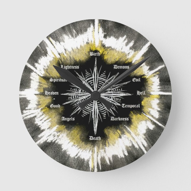 Reloj Redondo Mediano Comprensión espiritual (Anverso)