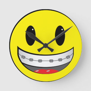 Reloj Redondo Mediano con los apoyos