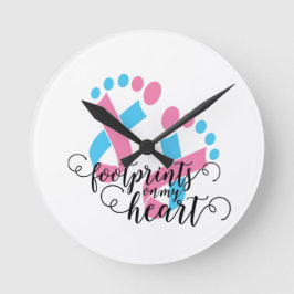 Reloj Redondo Mediano conciencia de la pérdida de bebés