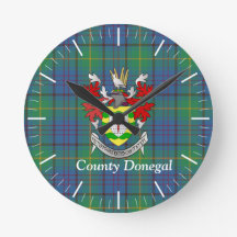 Condado irlandés de Donegal Tartan Personalizado