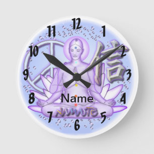 Reloj Redondo Mediano Confianza en Yoga