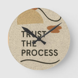 Reloj Redondo Mediano Confiar en el proceso