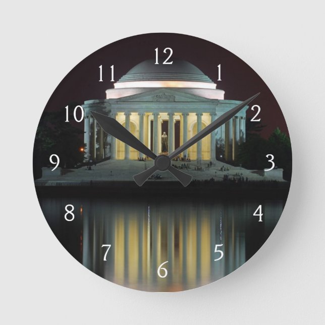 Reloj Redondo Mediano Conmemoración de Jefferson (Anverso)