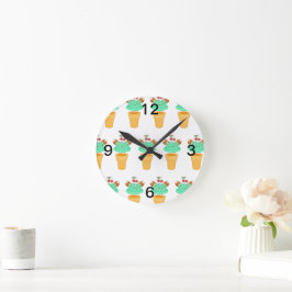 Reloj Redondo Mediano cono de helado