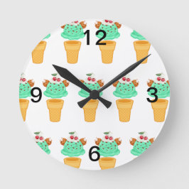 Reloj Redondo Mediano cono de helado