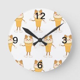Reloj Redondo Mediano cono de helado