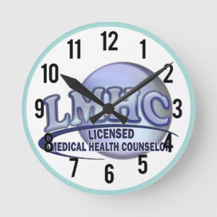RELOJ REDONDO MEDIANO CONSEJERO MÉDICO AUTORIZADO LMHC DE LA SALUD