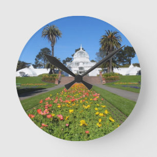 Reloj Redondo Mediano Conservatorio de Flores de San Francisco