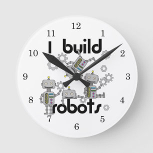 Reloj Redondo Mediano Construyo los robots