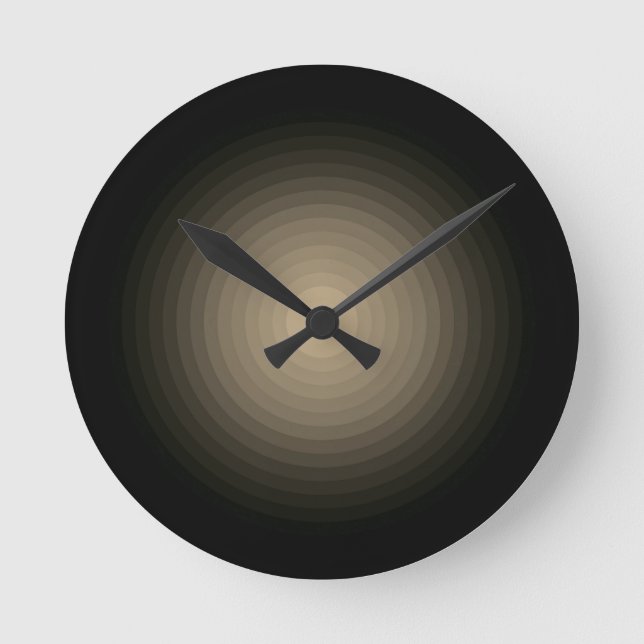 Reloj Redondo Mediano Contemporáneo (Anverso)