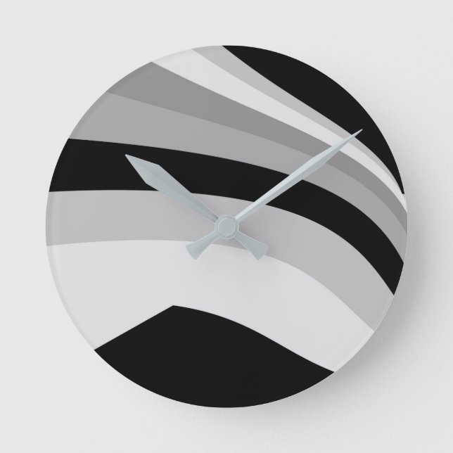 Reloj Redondo Mediano Contemporary Round Clock (Anverso)