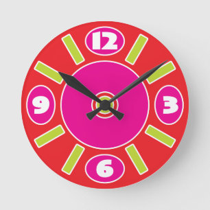 Reloj Redondo Mediano Contemporary Wall Clock  4S