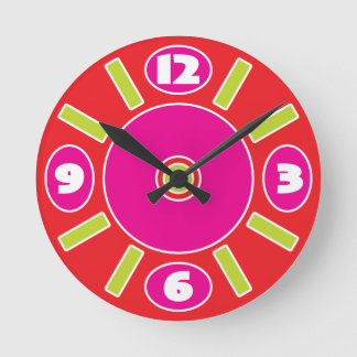 Reloj Redondo Mediano Contemporary Wall Clock  4S