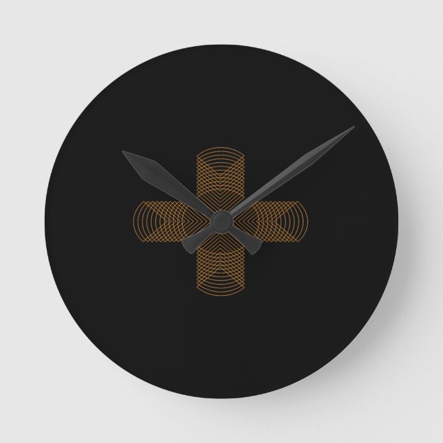 Reloj Redondo Mediano convergente (Anverso)