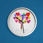 Reloj Redondo Mediano Convierte el arte infantil o el dibujo en un<br><div class="desc">Al mirar este reloj de pared redondo, no se puede evitar quedar impactado por la belleza de las manos negras que sobresalen contra la cara blanca. Pero no es sólo el diseño lo que hace este reloj tan especial - es el toque personal y único que lo diferencia de cualquier...</div>