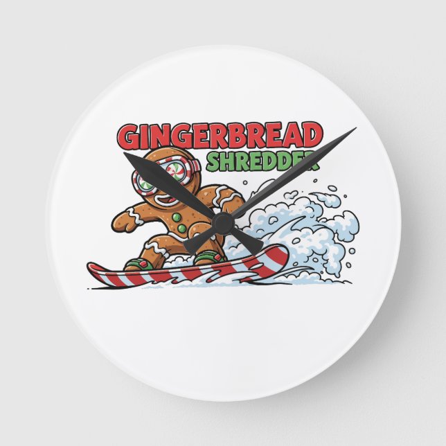 Reloj Redondo Mediano Cookie a bordo (Anverso)