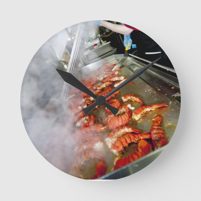 Reloj Redondo Mediano Cooking Lobers Tails (Anverso)