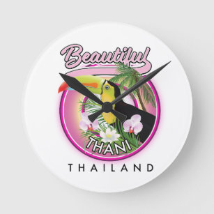 Reloj Redondo Mediano Copia de la bella Thani Tailandia