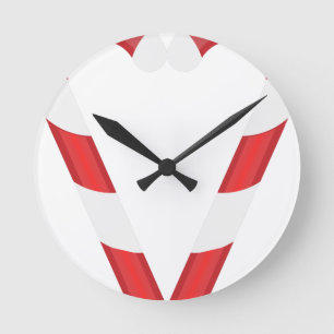 Reloj Redondo Mediano corazón de caramelo de caramelo