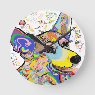 Reloj Redondo Mediano Corgi
