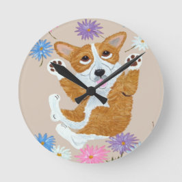 Reloj Redondo Mediano Corgi Wall Clock