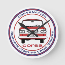 Reloj Redondo Mediano Corvanatics Clock