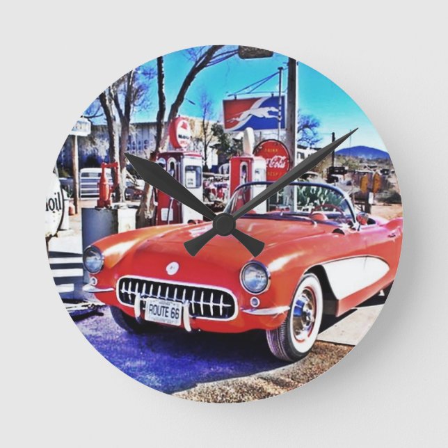 Reloj Redondo Mediano Corvette 66 (Anverso)