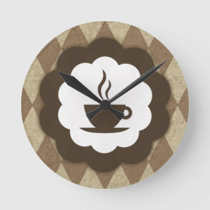 Reloj Redondo Mediano cosecha de café